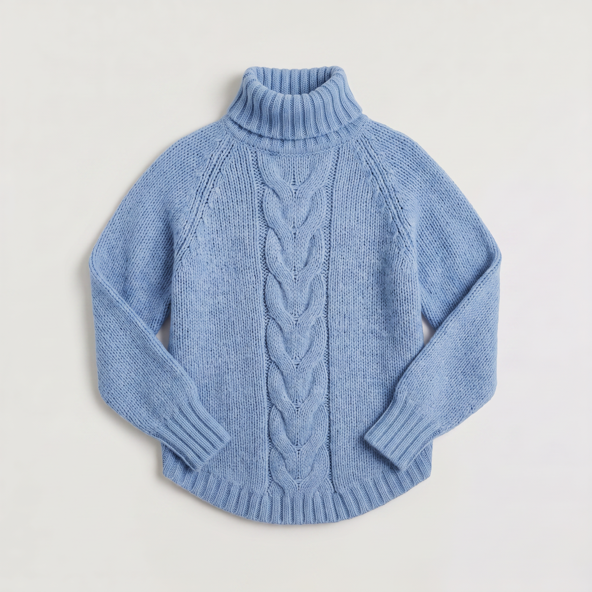 Cable Knit Turtleneck Chunky Sweater