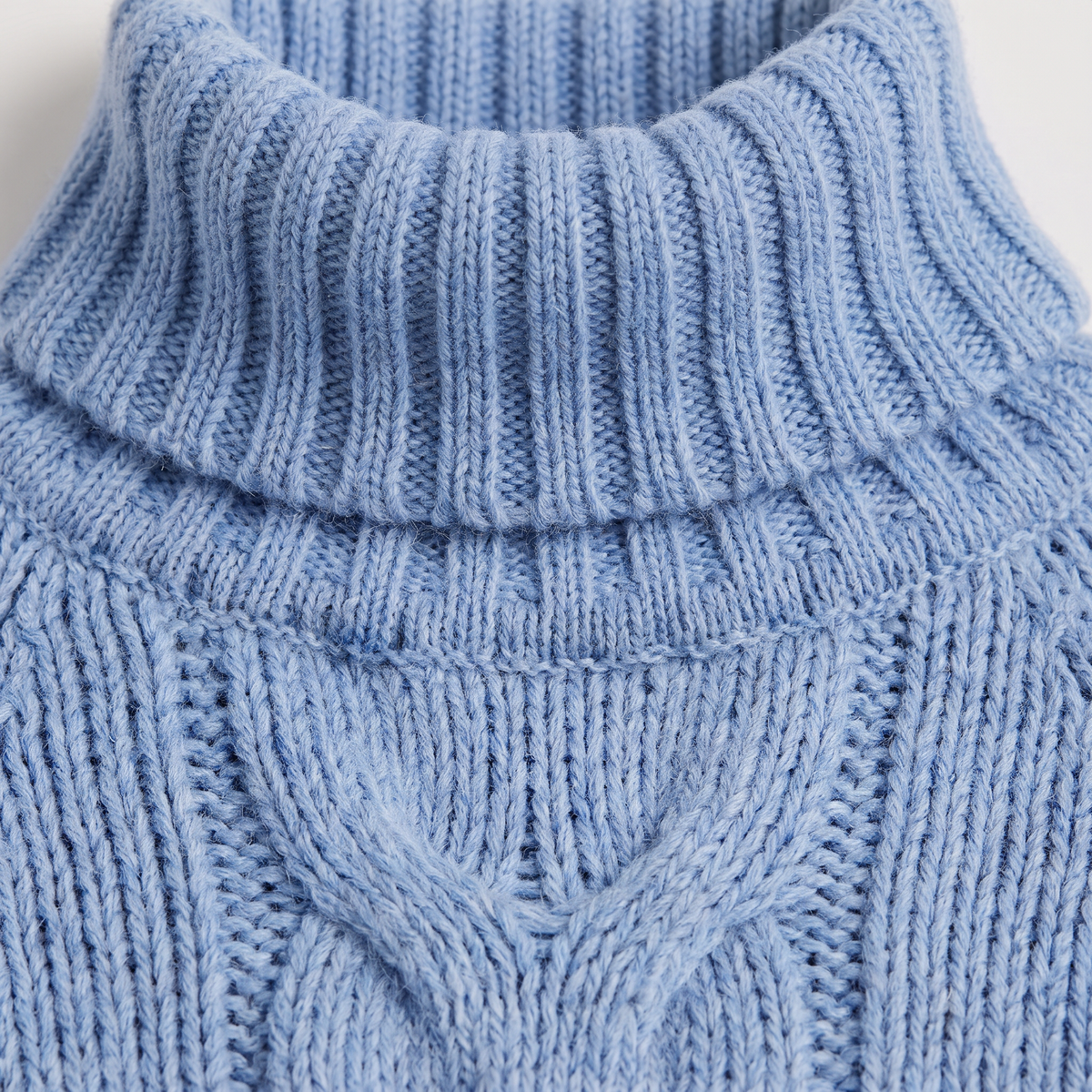 Cable Knit Turtleneck Chunky Sweater