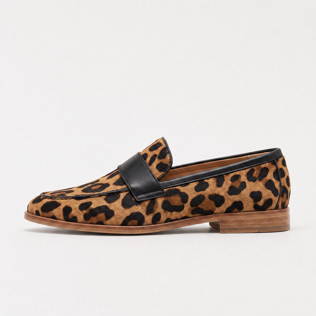 Pointed-Toe Penny Loafers