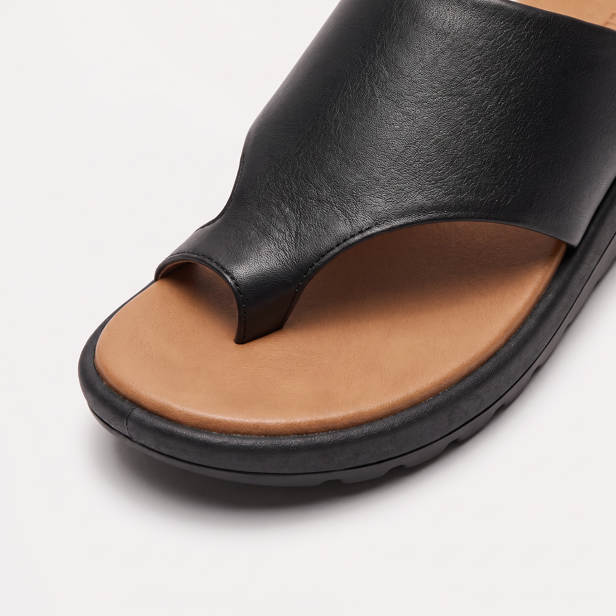 Toe-Loop Platform Sandals