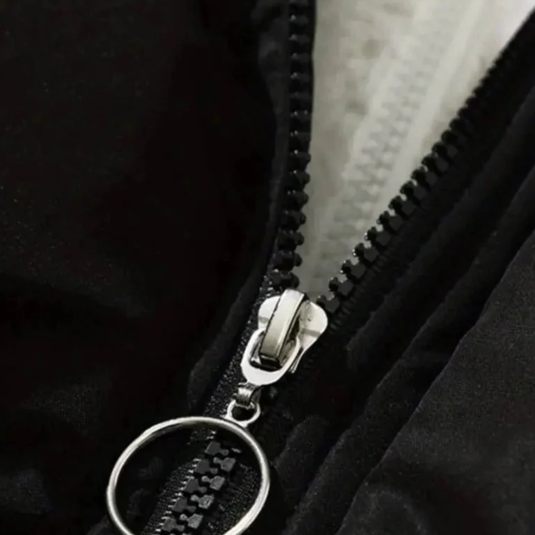 Sherpa-Lined Hooded Puffer Jacket