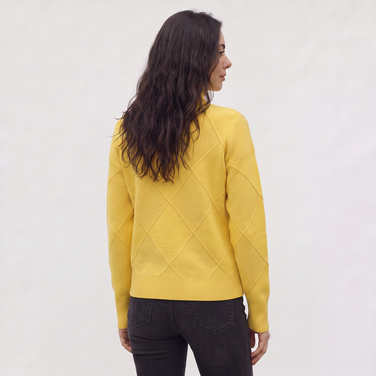 Cable Knit Turtleneck Sweater