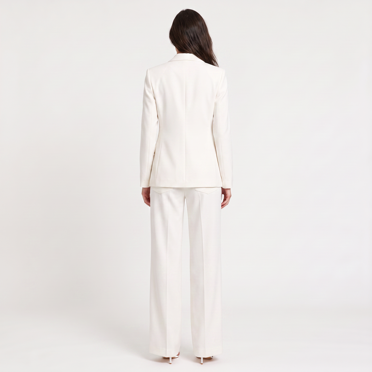 Tailored Blazer and Wide-Leg Trouser Set