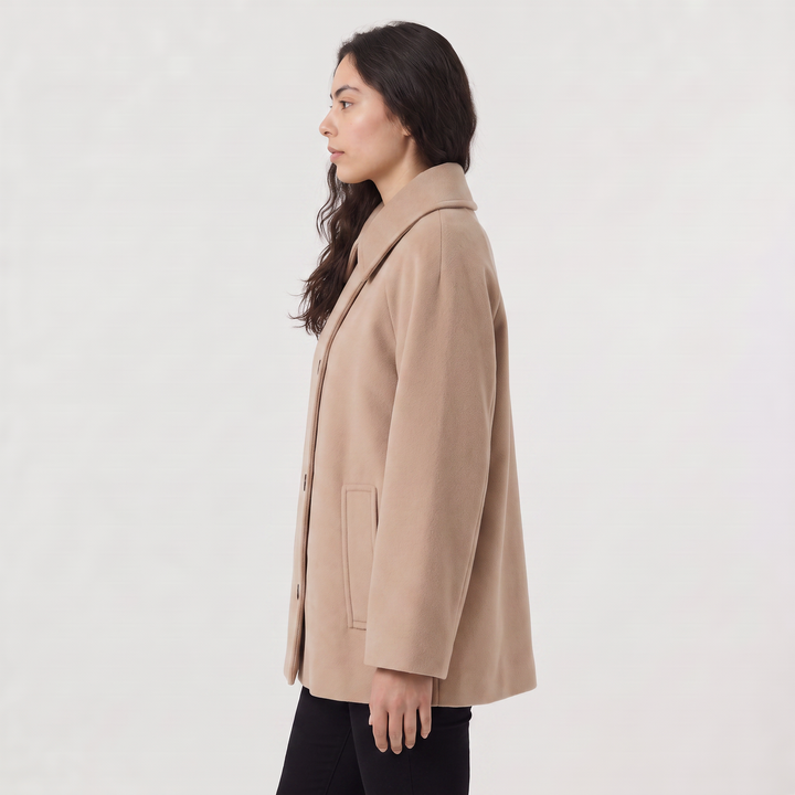 Oversized Wool Blend Coat