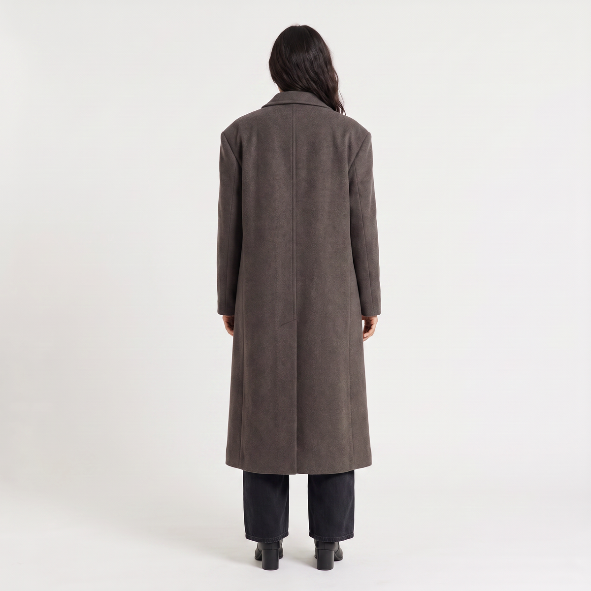 Oversized Double-Breasted Coat