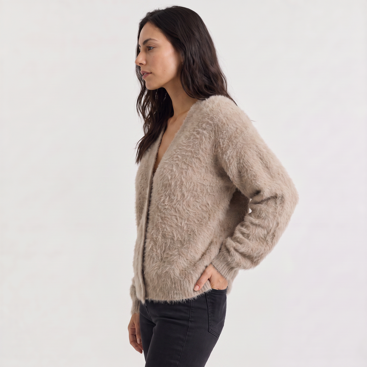 Everyday Button-Front Knit Cardigan