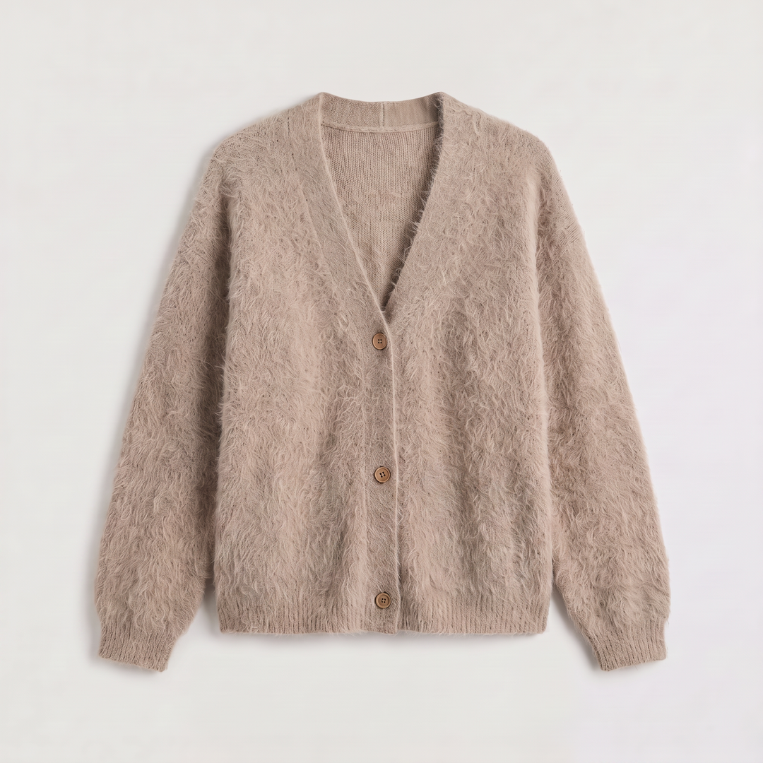 Everyday Button-Front Knit Cardigan
