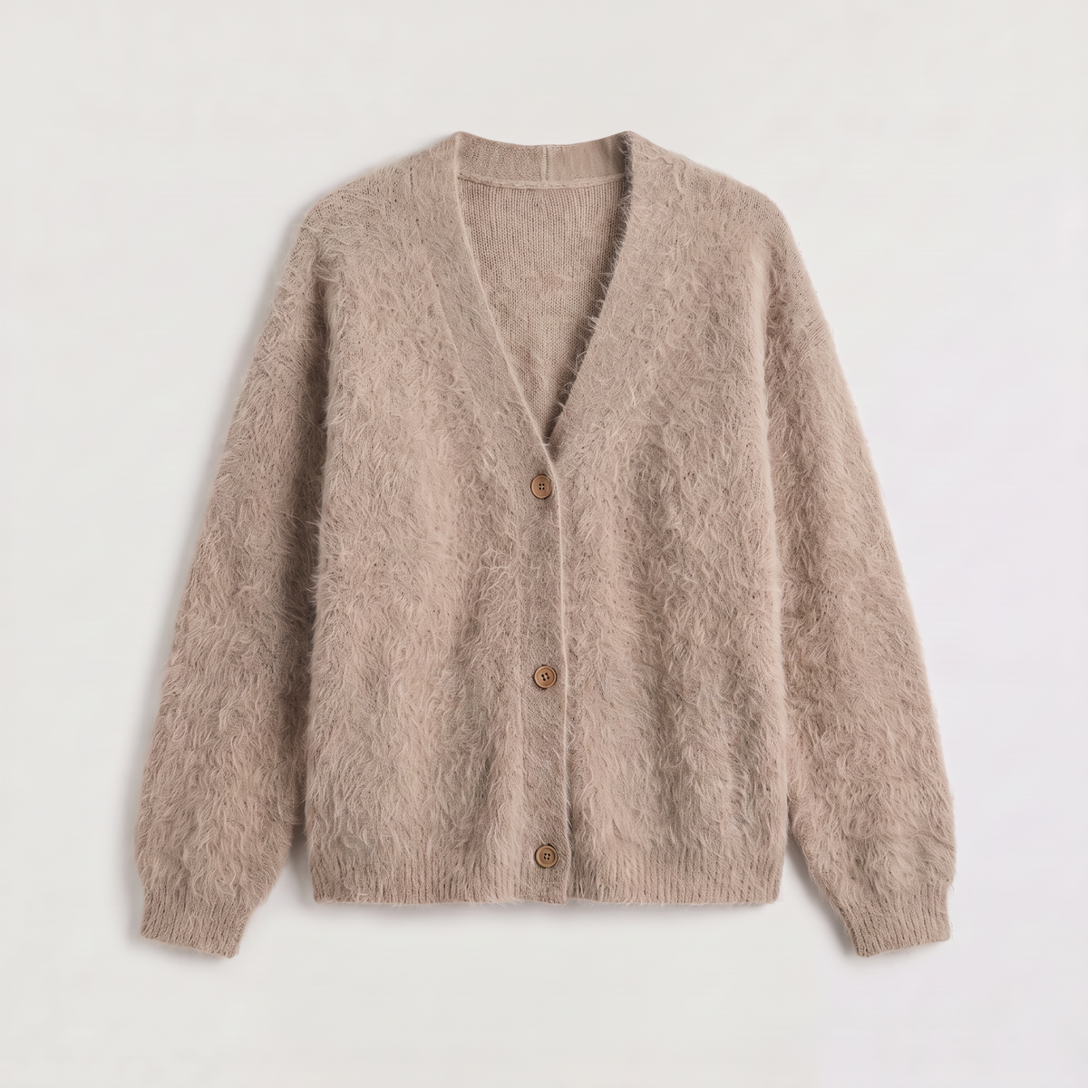 Everyday Button-Front Knit Cardigan