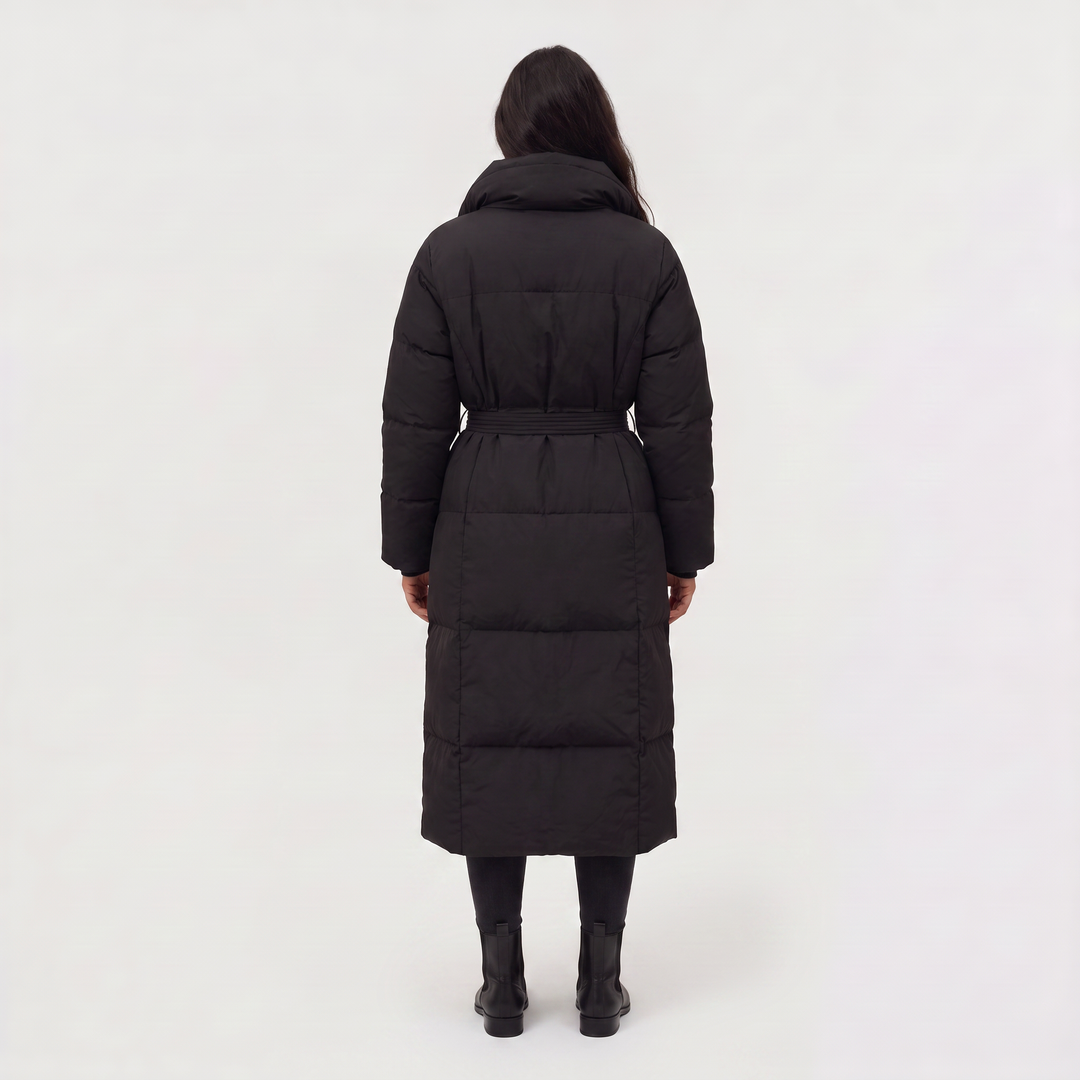 Long Line Hooded Puffer Coat