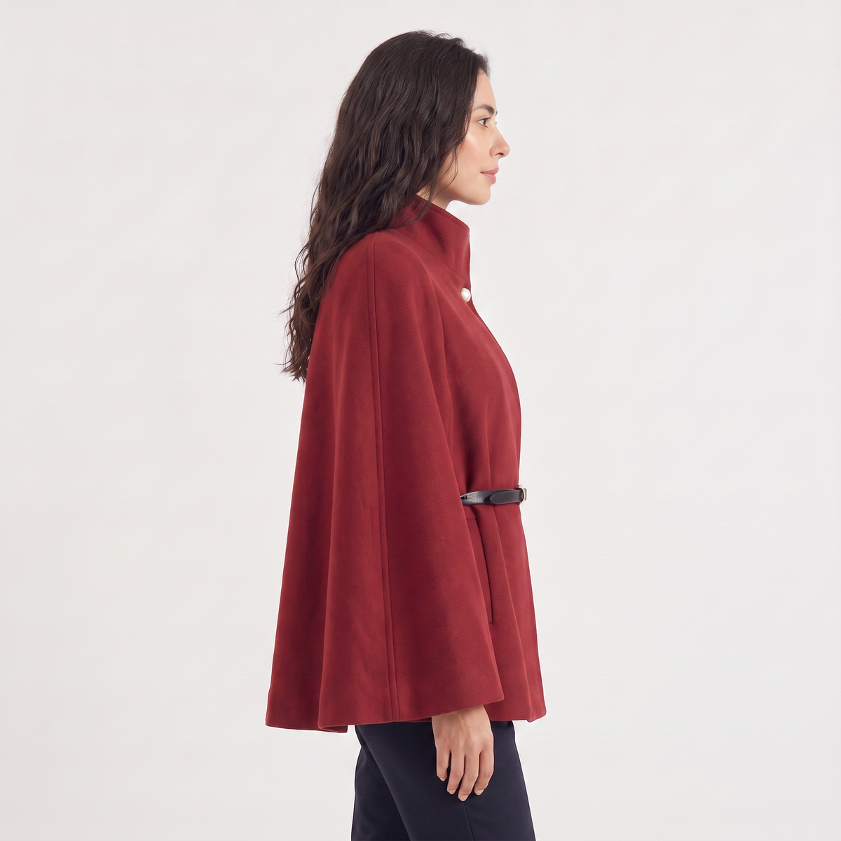Belted Cloak Coat