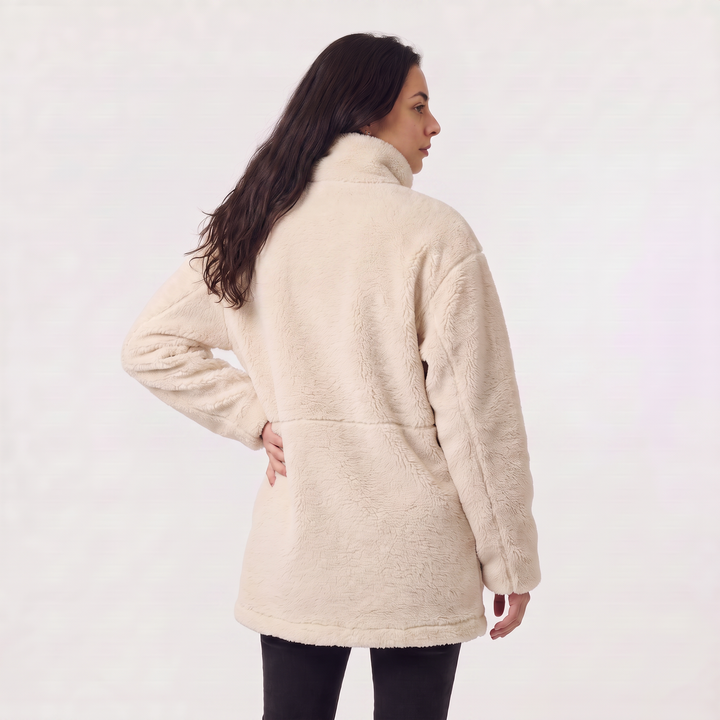 Teddy Fleece Zip-Up Jacket