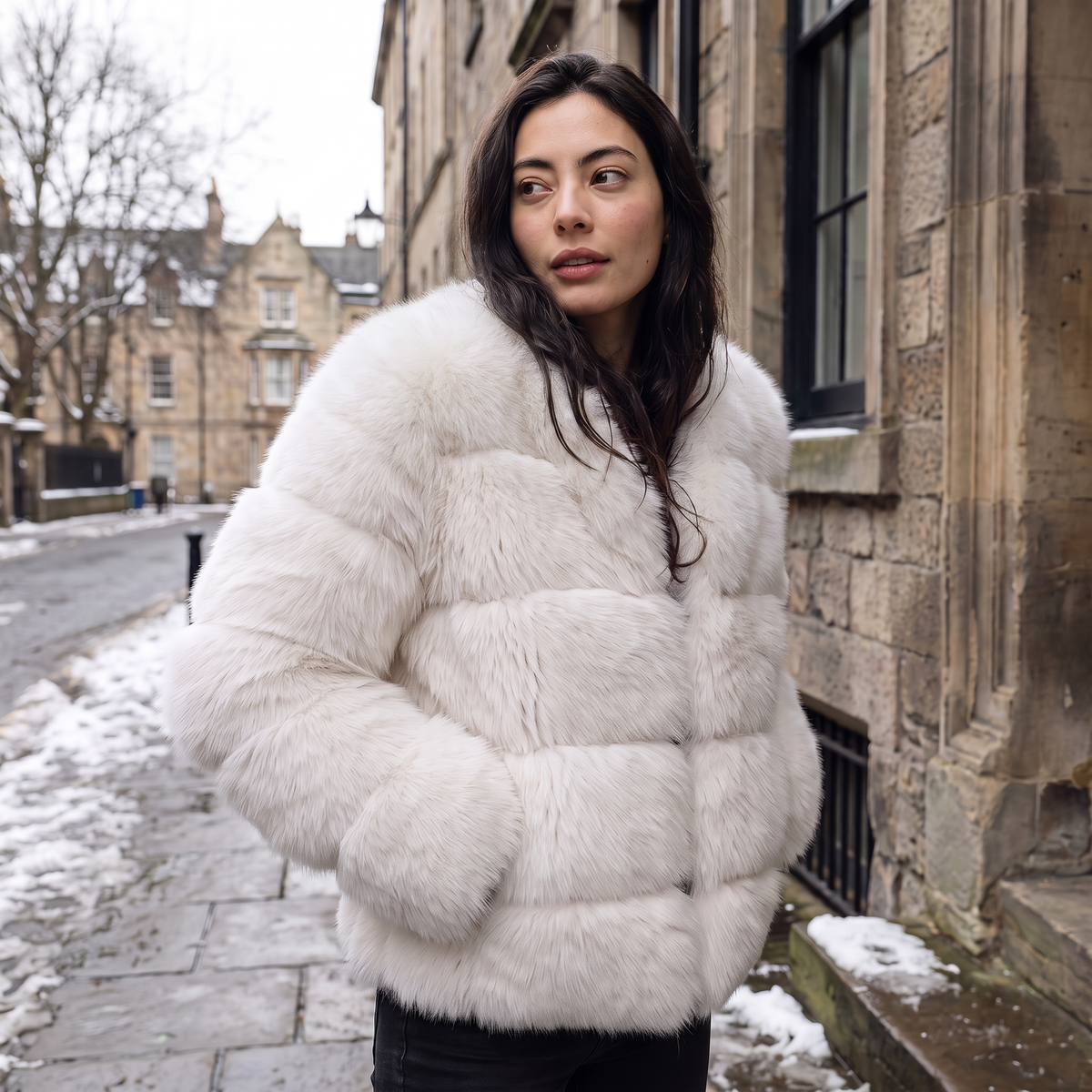 Fluffy Faux Fur Jacket