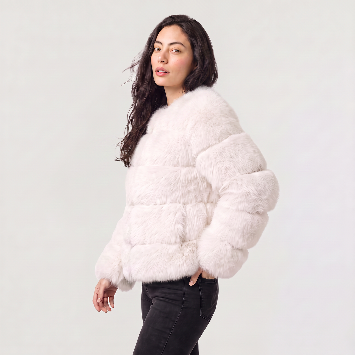 Fluffy Faux Fur Jacket