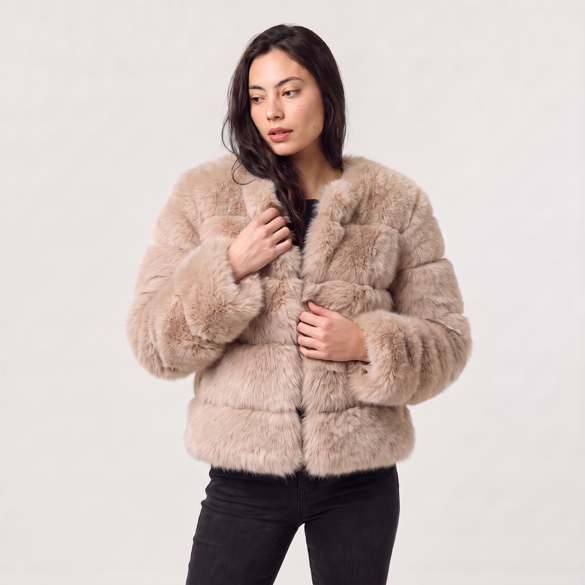 Fluffy Faux Fur Jacket