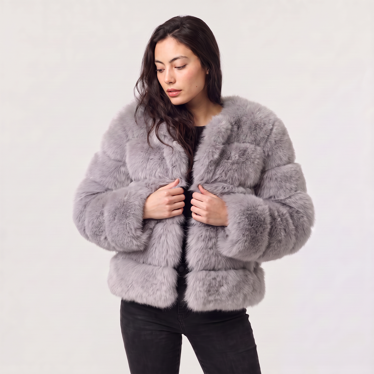 Fluffy Faux Fur Jacket