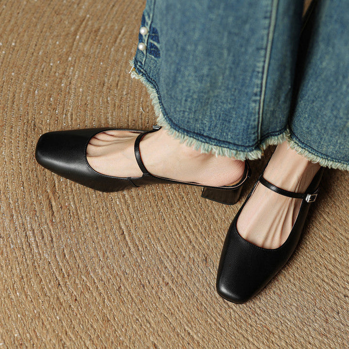 Esmer Genuine Leather Mules