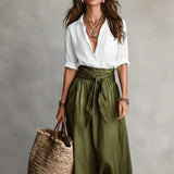 White and Olive