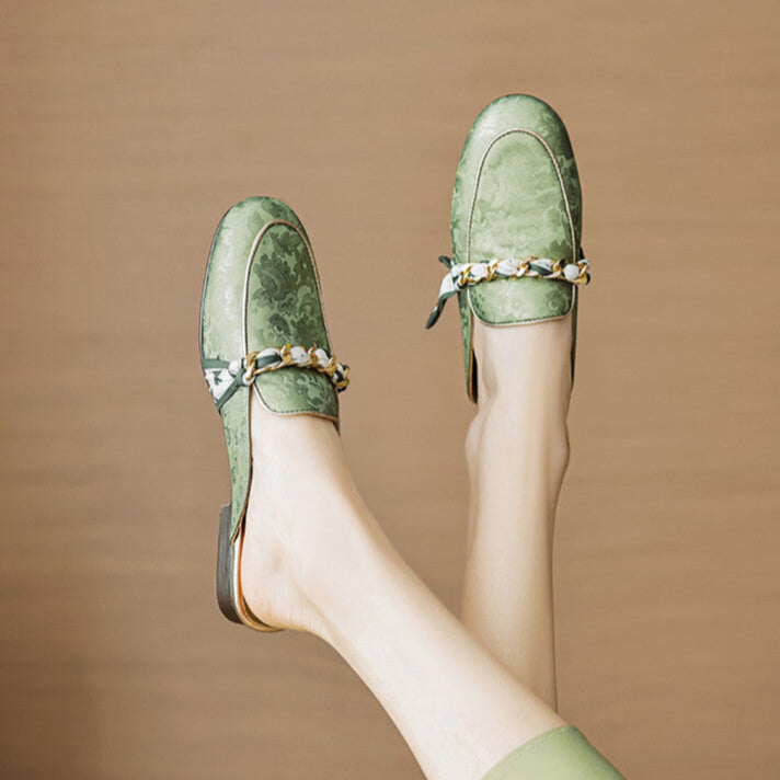 Lumor Genuine Leather Mules