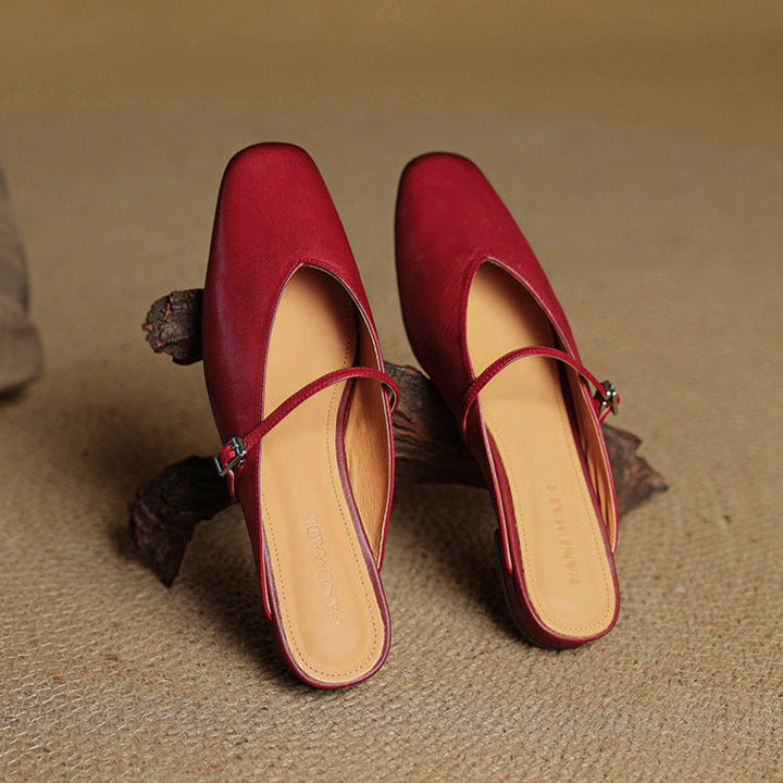 Miral Genuine Leather Mules