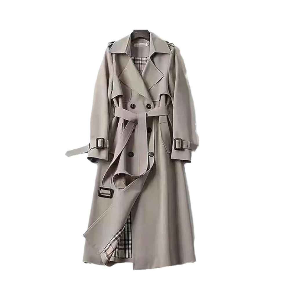Alice | Double Breasted Long Trench Coat