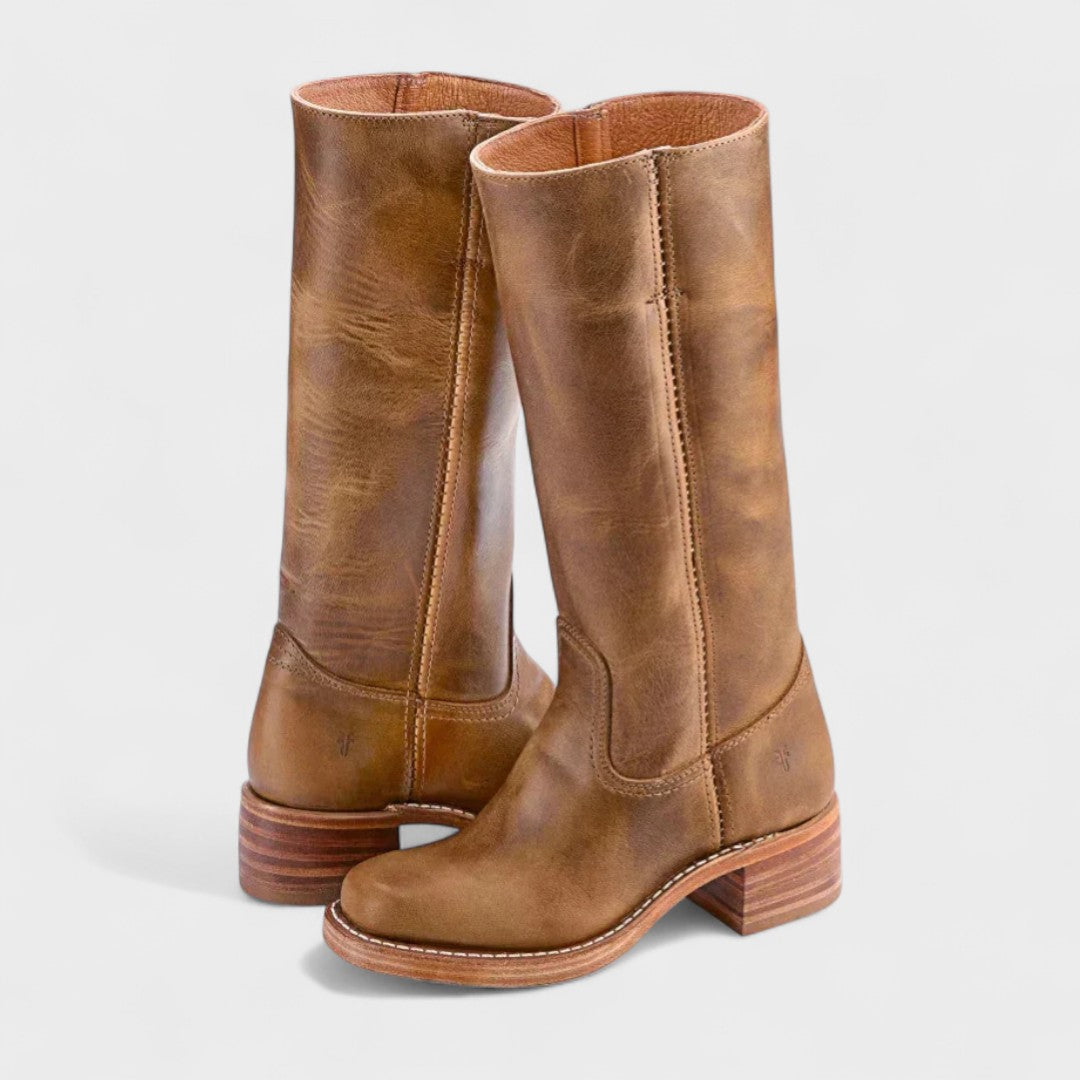 Rhonda Leather Tall Boots