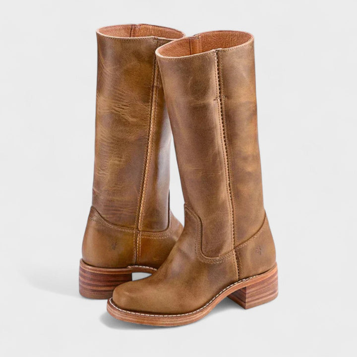 Rhonda Leather Tall Boots