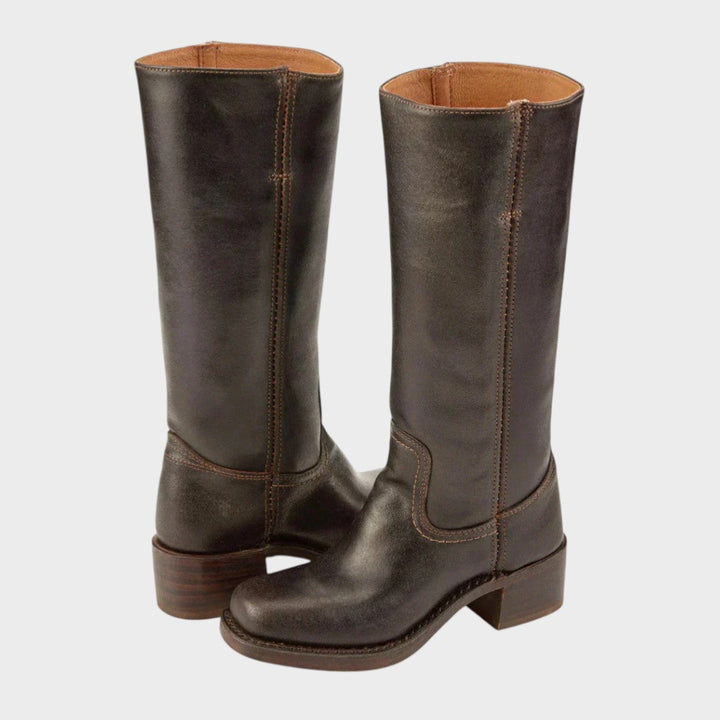 Rhonda Leather Tall Boots