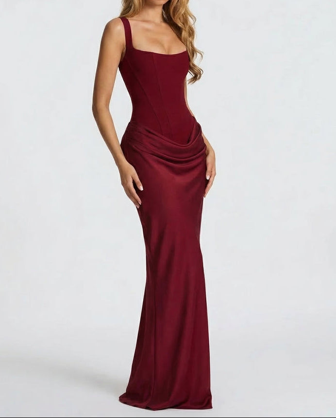 Sienna | Elegant Corset Maxi Dress