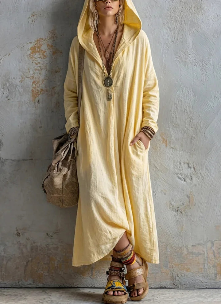 Karina | Hooded Maxi Dress