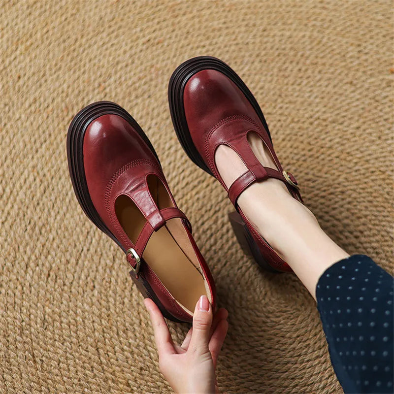 Elvana Chunky Pumps