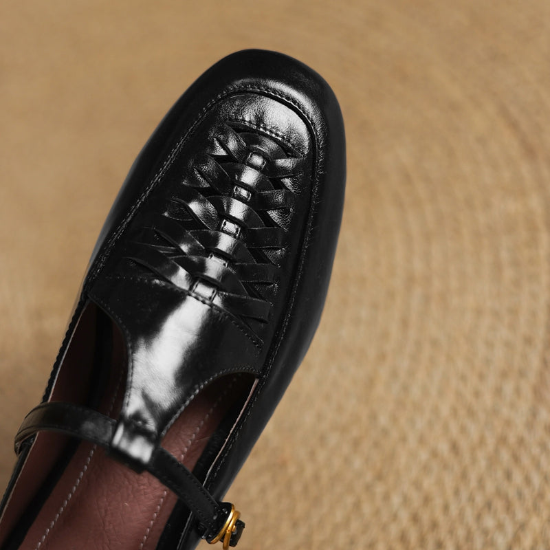 Elya Genuine Leather Mules