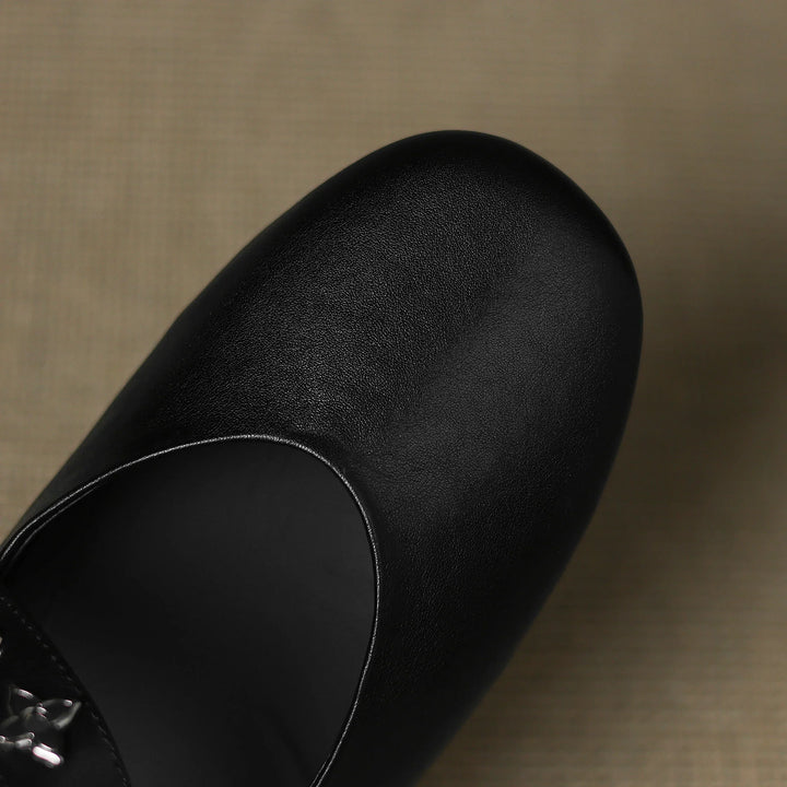 Elda Genuine Leather Flats