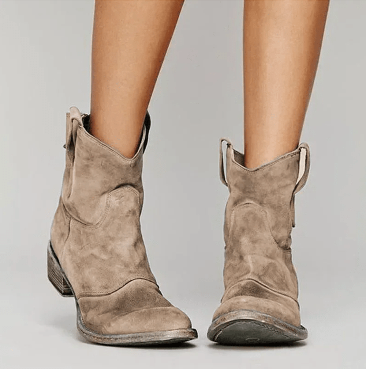 Celine Suede and Cotton Ankle Boot