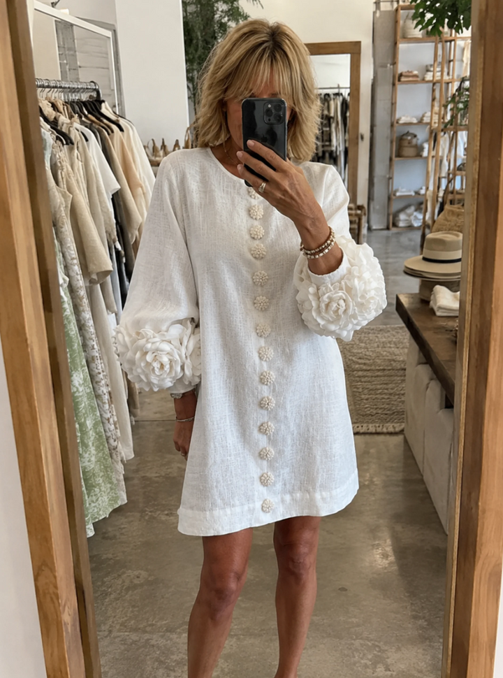 Bralow | Florence Floral Button-Down Mini Dress