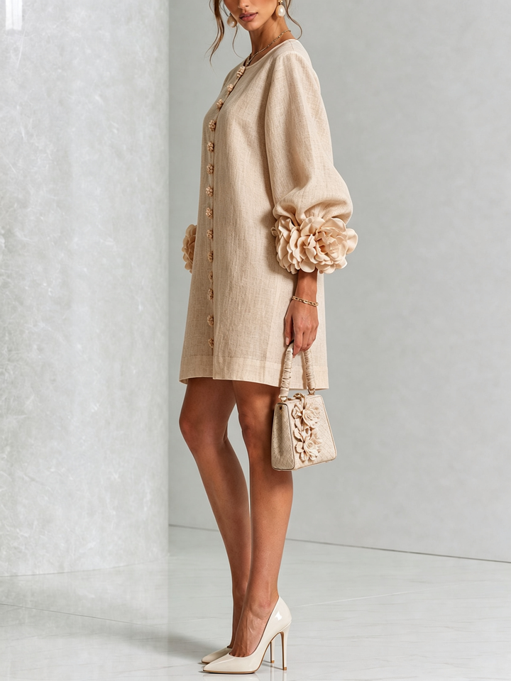 Bralow | Florence Floral Button-Down Mini Dress