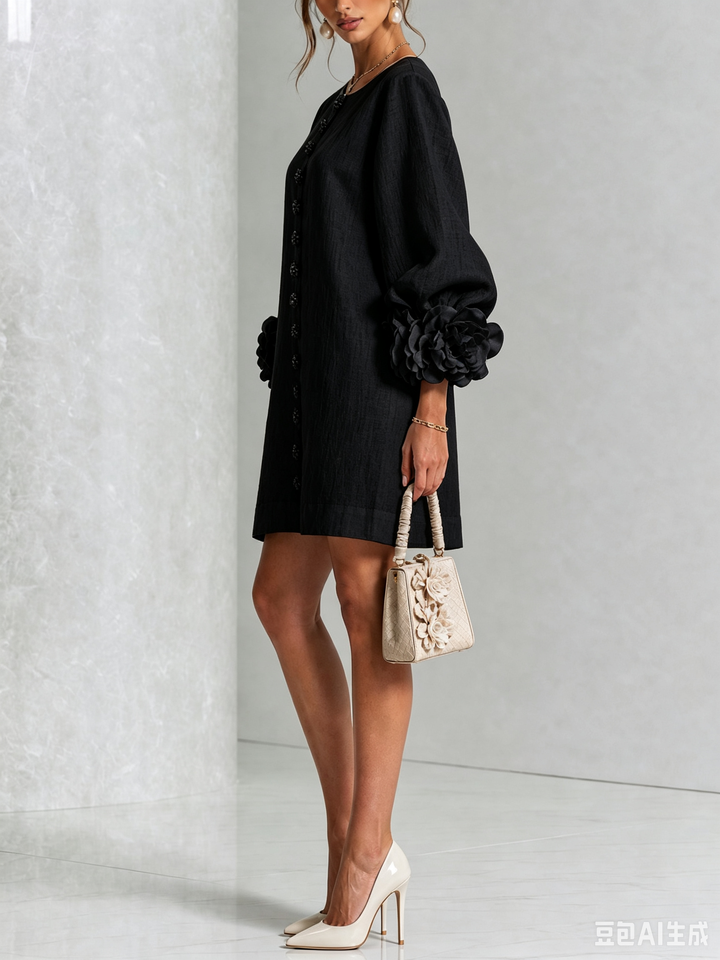 Bralow | Florence Floral Button-Down Mini Dress