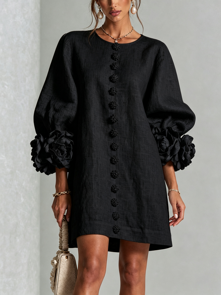 Bralow | Florence Floral Button-Down Mini Dress