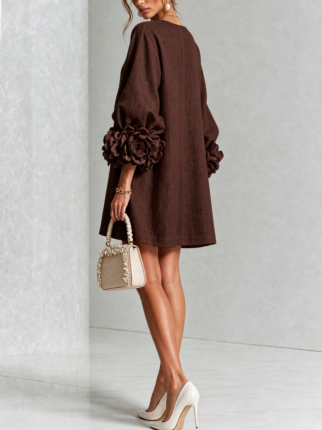 Bralow | Florence Floral Button-Down Mini Dress