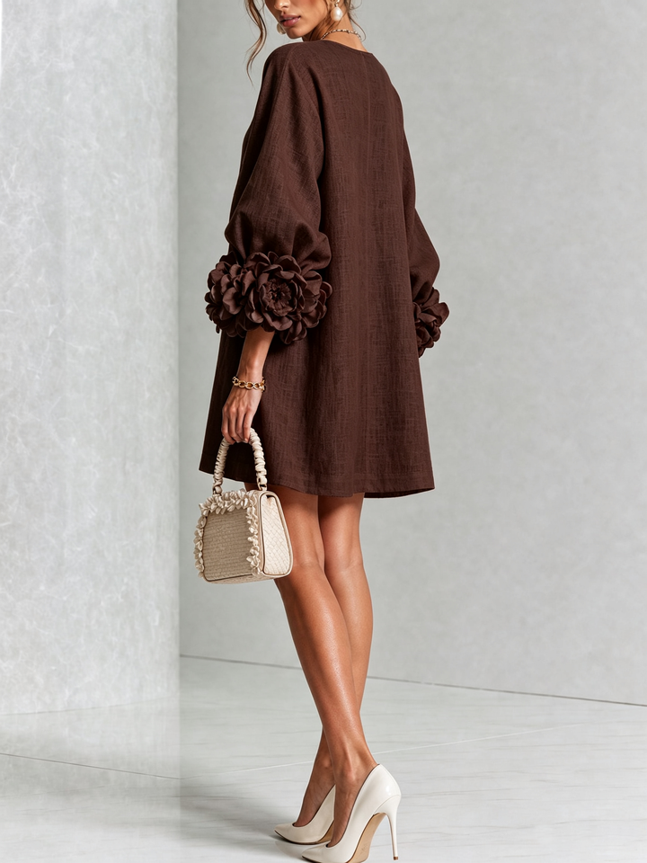 Bralow | Florence Floral Button-Down Mini Dress