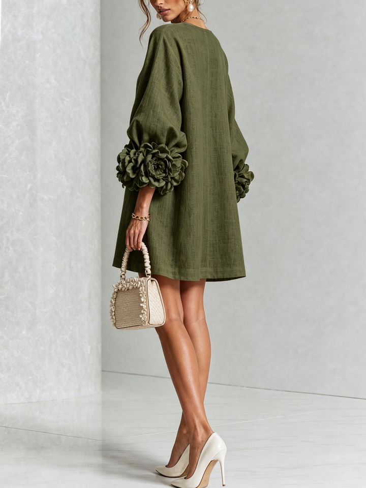 Bralow | Florence Floral Button-Down Mini Dress