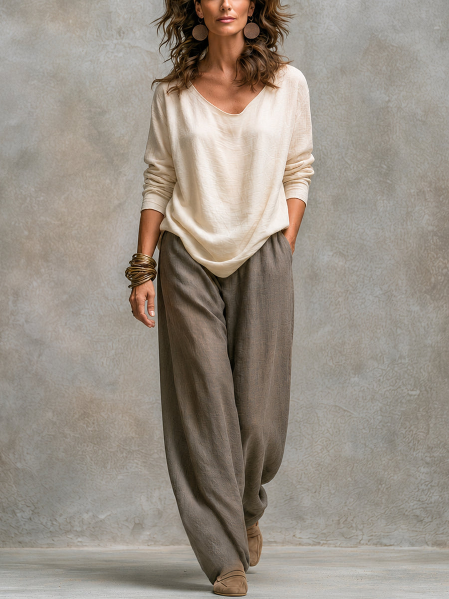Costanza | Three-Piece Palazzo Pants Set