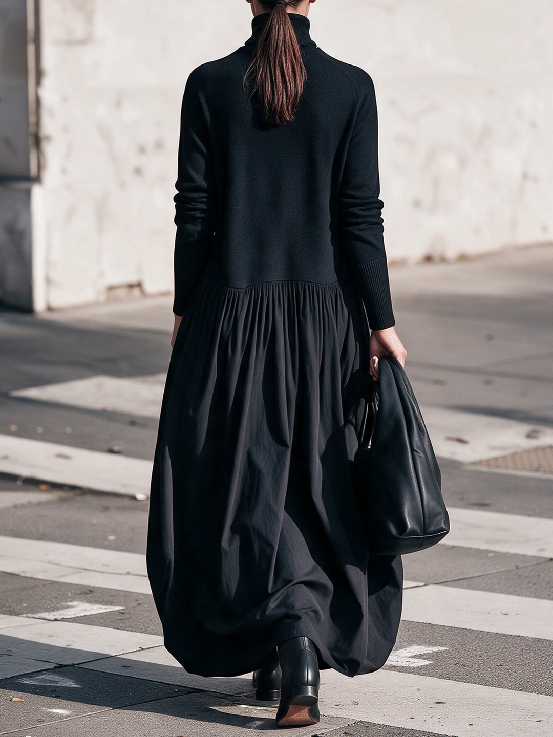 Ingrid | Turtleneck Maxi Dress
