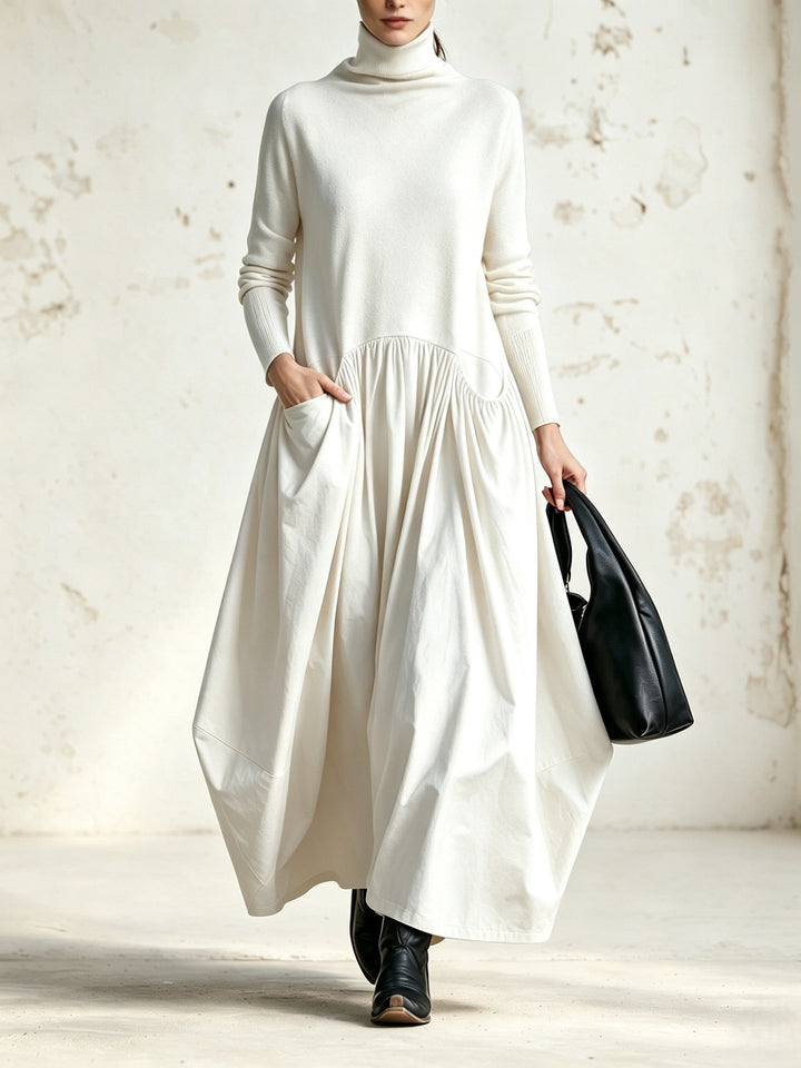 Ingrid | Turtleneck Maxi Dress