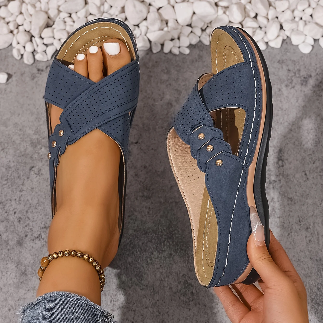 Estelle Orthopedic Wedge Sandal