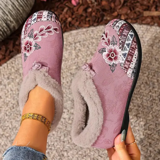 Dannelia | Comfortable Faux Fur Shoes