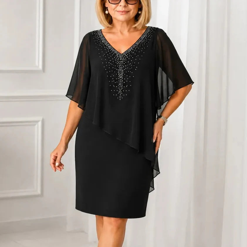 Katie | Elegant Draped Dress