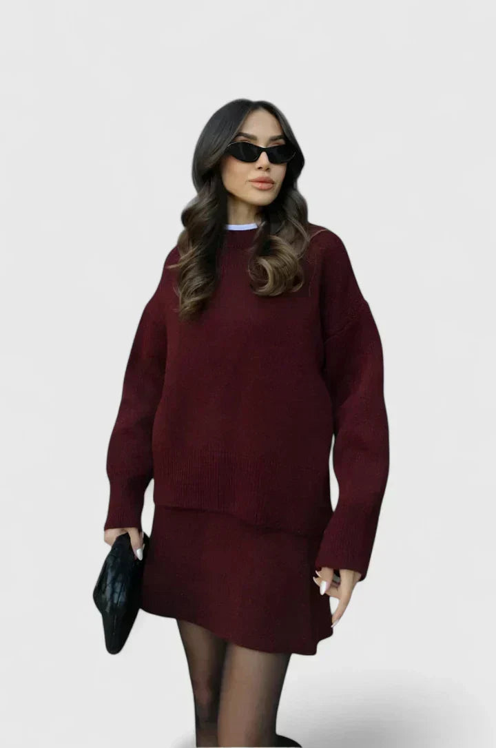 Polly Comfortable Sweater Set