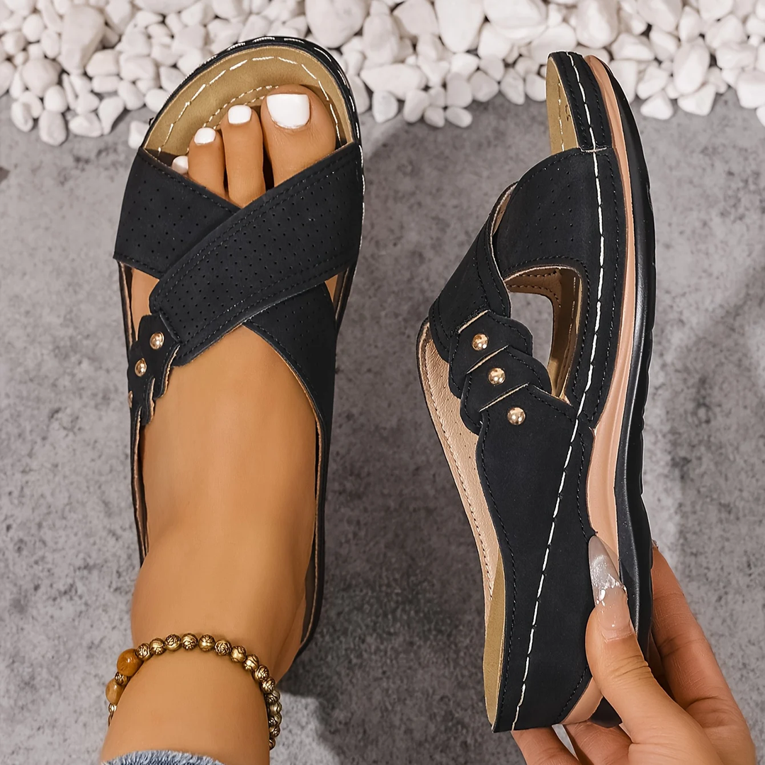 Estelle Orthopedic Wedge Sandal
