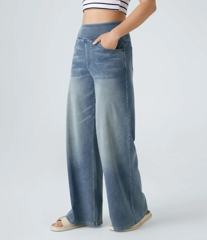 Eva | Comfortable &amp; Stretch High-Waist Trousers