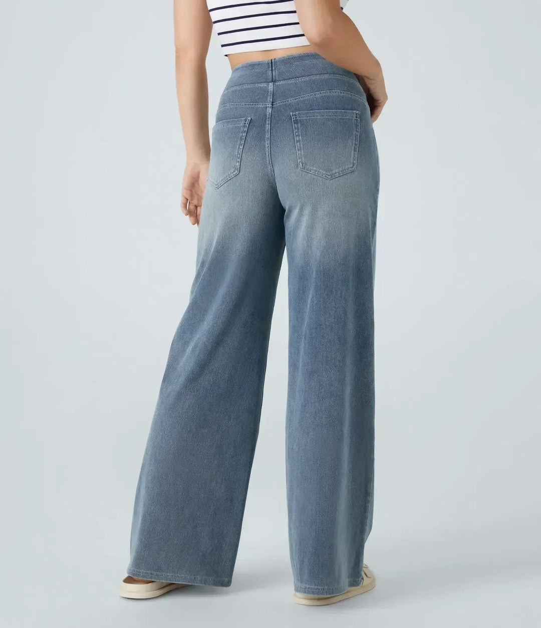 Eva | Comfortable &amp; Stretch High-Waist Trousers
